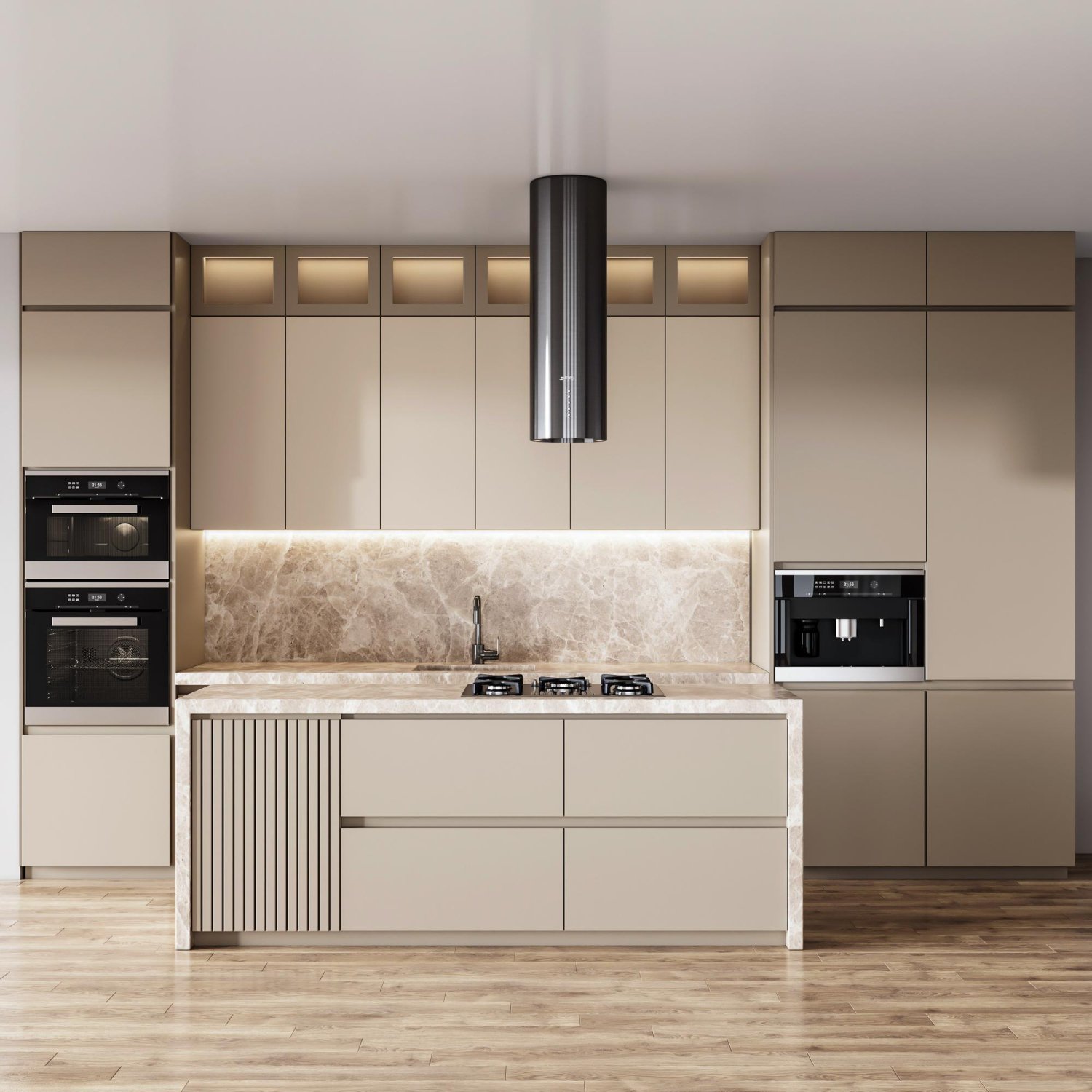 Straight Modular Kitchen